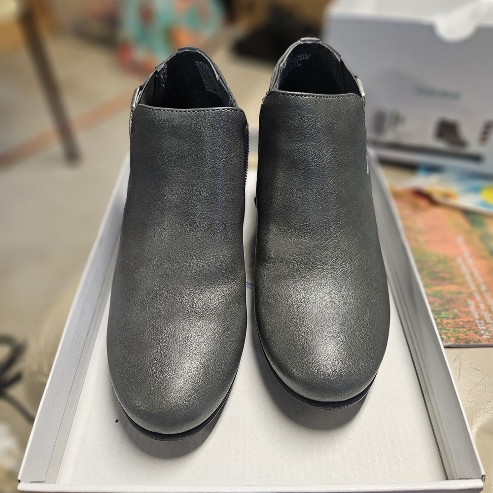 Gray Ankle Boot